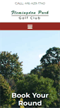 Mobile Screenshot of flemingdonparkgolfclub.com